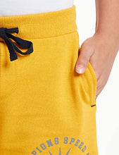 Load image into Gallery viewer, Cloth Theory Boy&#39;s Regular Shorts (CTSH_028_Yellow+Navy_11-12 Years)
