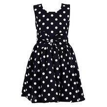 Load image into Gallery viewer, Giggles Creations Baby Girls&#39; Bodycon Midi Frock (GiGG-25-Black-6-7YEARS_Black &amp; White_6-7 Years)

