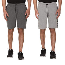 Load image into Gallery viewer, HVBK Mens Shorts Pack of 2 (AZ-102-A-DG-102-A-GREY-COMBO)
