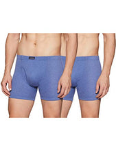 Load image into Gallery viewer, Levi&#39;s Men&#39;s Cotton Boxer Brief (Pack of 1) (# STYLE-010_Blue Melange, Blue Melange_L_Blue Melange,Blue Melange_L)
