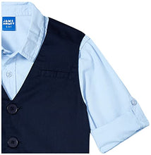 Load image into Gallery viewer, Amazon Brand - Jam &amp; Honey Boys&#39; Waistcoats (JHBSHR-SFS-WC_Navy_5 6 Years)
