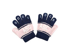 Load image into Gallery viewer, Malvina Kids Boys &amp; Girl&#39;s Toddler ABC Letters full Finger Winter Gloves/Mittens (Multicolor,1-4 Years)-(Pack of 02)
