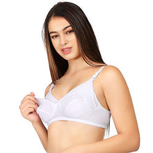 Load image into Gallery viewer, Zielen Women&#39;s Cotton Non Padded Non-Wired Maternity Bra (Mother Combo Set-36_Multicolored_36)
