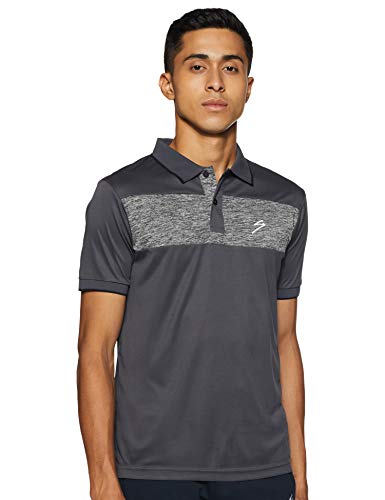 SG POLO3304 Polyester T-Shirt, Large (Grey)