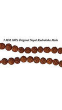 Load image into Gallery viewer, Onnet Original 5 Mukhi Rudraksha Mala in 08MM Size Rudraksha 108+1 Beads for Wear and Japa
