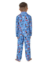 Load image into Gallery viewer, Urban Flu Kids Boys &amp; Girls Cotton Printed Night Suit || Shirt with Pajama || Pack of 1 || (3 Years to 9 Years) Dark Blue
