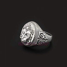 Load image into Gallery viewer, Om Pooja Shop Hanuman Ring in 92.5% Pure Silver - for Men
