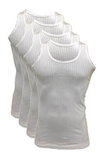 Load image into Gallery viewer, Dollar Hutch Men&#39;s Cotton Vest (Pack of 4) (DB11XL_White_95)
