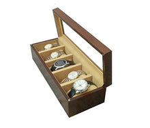 Load image into Gallery viewer, SLK Wood Products Watch Box (Walnut, 5 Watches)
