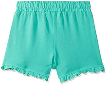 Load image into Gallery viewer, Frozen By Kidsville Girls&#39; Regular Fit Shorts (STY-18-19-001788_Green_4-5 Years)
