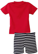 Load image into Gallery viewer, SHLOK COLLECTIONS Boy&#39;s Cotton T-Shirt and Shorts Set (Red, 1-2 Years)
