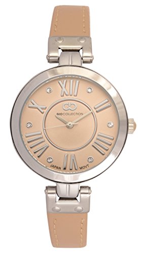 Gio Collection Analog Beige Dial Women's Watch - G2039-02