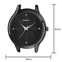 Load image into Gallery viewer, Exotica Fashions Analogue Black Dial Women&#39;s Watch
