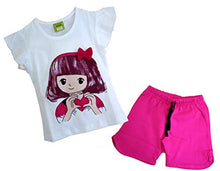 Load image into Gallery viewer, Shaishav wears Cotton Baby Girl&#39;s T-Shirt and Shorts Set (White, 06 Months- 5 Year) (3-4 Years)
