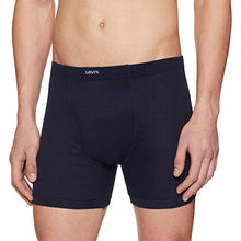 Load image into Gallery viewer, Levi&#39;s Men&#39;s Cotton Boxer Brief (Pack of 2) (PR8278BB_Navy, Navy_X-Large_Navy,Navy_XL)
