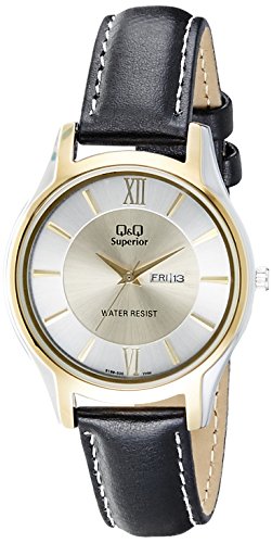 Q&Q Day and Date Analog White Dial Men's Watch - S188-500Y
