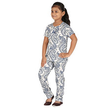 Load image into Gallery viewer, FICTIF Girl&#39;s Navy Color Suit and Set (FG303NA mango-3-4)

