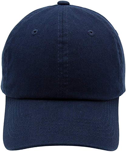 Unisex Cotton Baseball Cap Royal Blue (Pack of 1) - Zipper-G