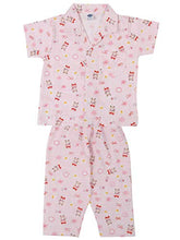 Load image into Gallery viewer, Teddy Boy&#39;s Cotton Printed Night Suit Set Pack of 1 (TEDDY-BNS-2756A-PINK-14_Pink_3-6 Months)
