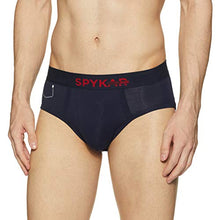 Load image into Gallery viewer, UnderJeans by Spykar Underjeans Men&#39;s Cotton Regular Briefs (Pack of 1)(Navy Blue_2XL) (8907966421271) Solid (UJ-MBR-PBS007 EL)
