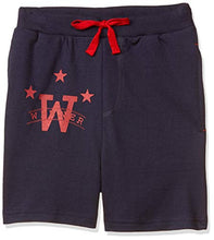 Load image into Gallery viewer, Cloth Theory Boy&#39;s Regular fit Cotton Shorts (Pack of 2) (CTSH_029_Navy+RED_5-6 Years)
