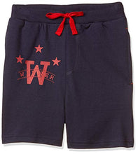 Load image into Gallery viewer, Cloth Theory Boy&#39;s Regular Shorts (CTSH_029_Navy+RED_11-12 Years)
