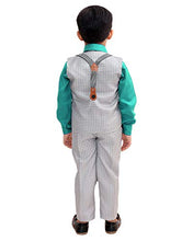 Load image into Gallery viewer, FOURFOLDS Boy&#39;s 3-Piece Suit Green
