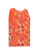 Load image into Gallery viewer, Jockey Boys&#39; Regular Fit Vest (CB01_Ember Glow Printed_9-10 Years) Orange
