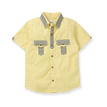 Load image into Gallery viewer, Tonyboy Boy&#39;s Regular Fit Denim Suit (2270_Blu_2414_Ylw_Blue/Yellow_2-3Y)
