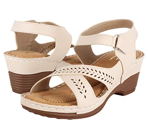 2.5 inch hot sale wedge sandals