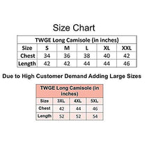 TWGE - Cotton Full Length Camisole for Women - Long Inner wear