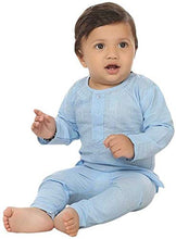Load image into Gallery viewer, DECORE Cotton Kurta Pyjama for Babies (Blue, 18 to 24 months)
