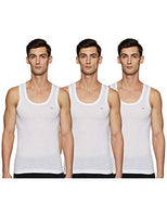 Lux Cozi Men's Scented Vest (Pack of 3) (COZI_Scented_White_RN_3PC 105)