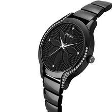 Load image into Gallery viewer, Exotica Fashions Analogue Black Dial Women&#39;s Watch
