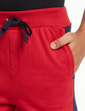 Load image into Gallery viewer, Cloth Theory Boy&#39;s Regular Shorts (CTSH_026_RED+Navy_9-10 Years)
