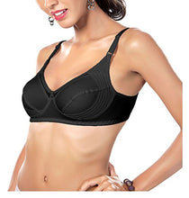Load image into Gallery viewer, SHERRY Stretch Cotton Full Cup Regular Bra (Black, 36)
