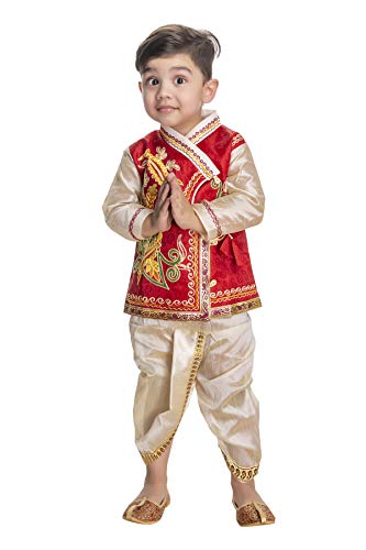 Raven creation Traditional Festive and Casual Wear Full Sleeve Kurta Dhoti Pant for Kids Boys