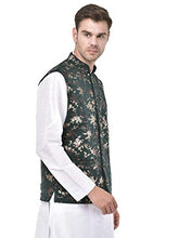 Load image into Gallery viewer, SG LEMAN Ethnic Wear Waistcoat For Men (NJ-218-B.GREEN-36)
