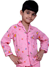 Load image into Gallery viewer, Night Suit/Sleep wear Cotton for Kids. (5-6 Years, Pink)
