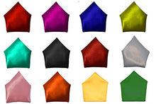 Load image into Gallery viewer, Men&#39;s Satin Pocket Square-(Multicolor, Free Size)-Combo Pack of 12
