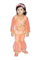 NEW GEN Girls Kurti & Sharara Dress (Orange_3-4 Years)