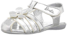 Load image into Gallery viewer, Barbie Girl&#39;s Silver Fashion Sandals-6 UK (23 EU) (BBPGFS2250)
