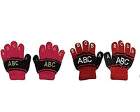 ANKIMA Baby Girl & Boy Soft Feel Winter Hand Gloves (Multicolour; Kids Combo Pack of 2) (9-12 m)