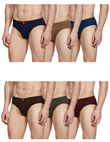 South Sailor Mens Cotton Brief Multicolor Pack of 6