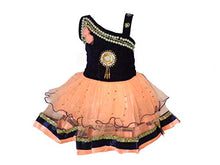 Load image into Gallery viewer, Paras Pooja Garments Best Designer Baby Doll Frock Dress Daily casualuse New Born Baby Birthday Girl Gift Item (9-12 Months, Off White) (Peach, 0-6 Months)
