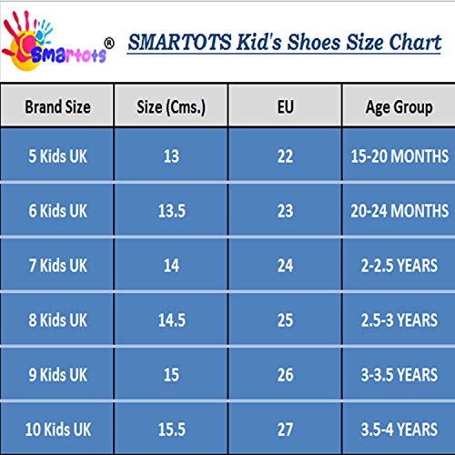 Shoes size for 2025 2 years old boy