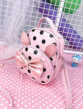 Load image into Gallery viewer, Bizarre Vogue Polka Dots Mini Latest Women&#39;s Backpack for Girls (4L_BabyPink_PU_Biz-697)
