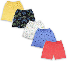 Load image into Gallery viewer, SAFESHOP - (Pack of 4 Shorts) Regular Printed Shorts for Your Little One (Unisex) Multi-Coloured Shorts - Print/Colour May Vary - 3 Months to 8 Years Latest Model 164
