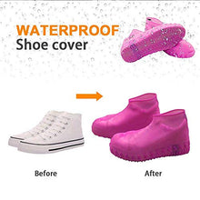 Load image into Gallery viewer, Toriox Silicone Outdoor Non-slip Waterproof Shoe Covers Portable Rain Boots Rainproof Shoes Cover Men Women Teens Anti-sand Shoe Cover 1 Pair (Medium)
