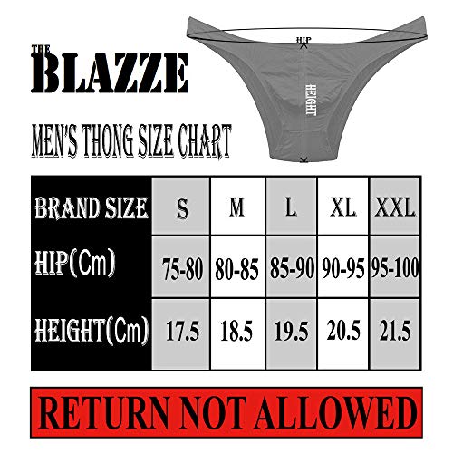 THE BLAZZE Men's Soft Low Rise G-String Underwear Sexy Mid Coverage Ba –  NavaStreet - United Kingdom